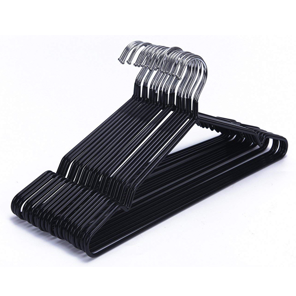 Metal Hanger 16″ Coat Hangers 5G Extra Thick Wire with Anti-Slip Rubber ...